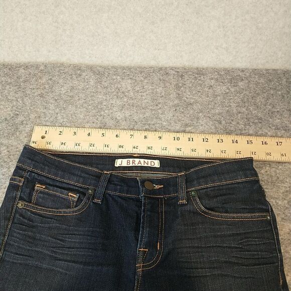 J Brand Jeans Womens 28 Blue Denim Dark Ink Indigo Skinny Classic Everyday USA. - Picture 4 of 7